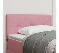 Tête De Lit Led Vidaxl Capitonnée Rose 80 Cm En Velours