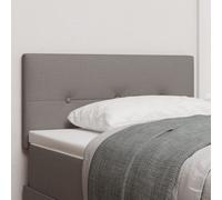 Tête De Lit Led Vidaxl Capitonnée Taupe 100 Cm En Tissu