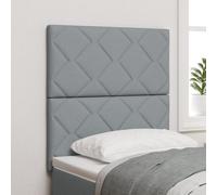 Tête de lit LED vidaXL Design à Blocs de Diamant Gris Clair 80 cm Tissu, Tête de lit vidaXL Design à Blocs de Diamant Gris Clair 160 cm Tissu