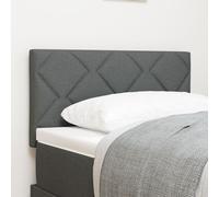 Tête de lit LED vidaXL Design à Blocs en Diamant Gris Foncé 80 cm Tissu, Tête de lit vidaXL Design à Blocs en Diamant Gris Foncé 80 cm Tissu