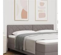 vidaXL Tête de lit LED Taupe tissu 3338243