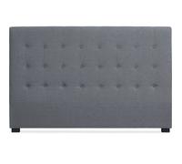 Tête de lit Luxor 180cm Tissu Gris - MENZZO - Elégance - Chic