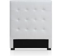 Menzzo Tête de lit capitonnée Amor 90 cm Blanc
