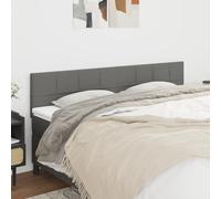 Tête de Lit Marron Foncé 100x5x78/88 cm Tissu Meuble Chambre à Coucher vidaXL