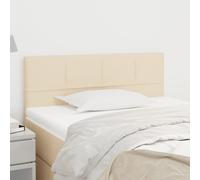Tête de Lit Marron Foncé 100x5x78/88 cm Tissu Meuble Chambre à Coucher vidaXL