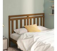 Vidaxl Tête De Lit Marron Miel 95x4x100 Cm Bois Massif De Pin Marron