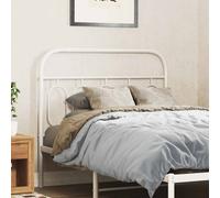 Hoofdbord 160 cm metaal wit377201