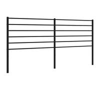 Tête de lit métal noir 180 cm