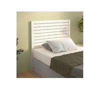 vidaXL Tête de lit Blanc 96x4x100 cm Bois massif de pin