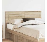 Tête de lit minimaliste moderne à base de bois, forme rectangulaire avec des lignes épurées et un petit ornement, facile à nettoyer avec un chiffon sec, adapté pour