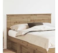 Tête de lit minimaliste moderne à base de bois, rectangulaire avec des lignes épurées et un petit ornement, facile à nettoyer avec un chiffon sec, idéal pour moderne