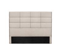Miliboo Tête de lit Moderne en Tissu Beige Naturel L160 cm Anatole