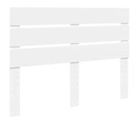 Tête de lit moderne - vidaXL - Blanc - Bois d'ingénierie - 143x3x100 cm - Facile à nettoyer - Assemblage simple