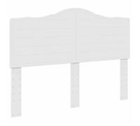 Tête de lit moderne - vidaXL - Blanc - Bois d'ingénierie - 143x3x100 cm - Poids 11,25 kg - Facile à nettoyer