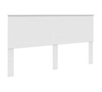 vidaXL Tête de lit moderne – Bois d'ingénierie blanc 183x7x100 cm – Design simple, facile à nettoyer
