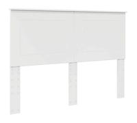 Tête de lit moderne - vidaXL - Blanc brillant - Bois d'ingénierie - 143x7x100 cm - Facile à monter - Facile à nettoyer