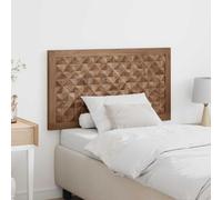 vidaXL Tête de lit Naturel Teck Massif, Tetê de lit Murale en Teck, Meuble de Chambre rectangulaire, Accessoire Bois Massif, décoration de Style Ferme Moderne