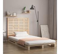 Vidaxl Tête De Lit Murale 96x3x63 Cm Bois Massif De Pin Marron