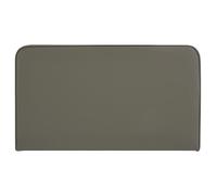 IDIMEX Tête de lit NAOFE 120, Rembourrée, Fixation Murale, Design Arrondi Moderne, pour lit 120 cm ou Moins, Gris