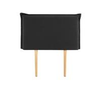 Tête de lit NERINA 90 sur pieds, en tissu - Noir
