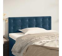 vidaXL Hoofdborden 2 st 72x5x78/88 cm fluweel donkerblauw346474 Bleu foncé G