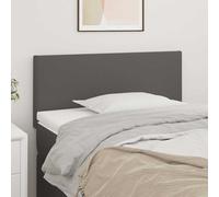 vidaXL Hoofdbord 80x5x78/88 cm kunstleer grijs345736 Gris G