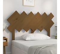 vidaXL Hoofdbord 92x3x81 cm massief grenenhout honingbruin819203 Marron G