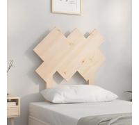 Tête de Lit Noir 178x3x80,5 cm Bois Massif de Pin Meuble de Chambre vidaXL