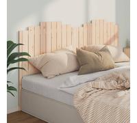 Tête de Lit Noir 206x4x110 cm Bois Massif de Pin Meuble de Chambre vidaXL