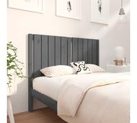 Tête de Lit Noir 95,5x4x100 cm Bois Massif de Pin Meuble de Chambre vidaXL