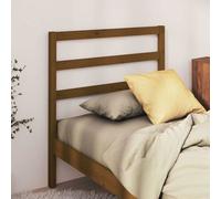 Tête de Lit 141x4x100 cm Bois Massif de Pin Meuble Chambre à Coucher vidaXL