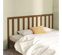 vidaXL Hoofdbord 126x4x100 cm massief grenenhout honingbruin817683 Marron G
