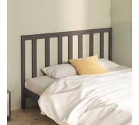 Tête de Lit Noir 96x4x100 cm Bois Massif de Pin Meuble de Chambre vidaXL