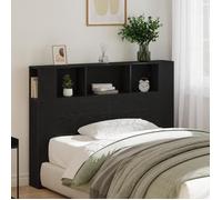 vidaXL Armoire de tête de lit murale Blanc 140×18,5×104,5 cm Meuble chambre