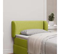 Tête de Lit Oreille Wave Vert, 40x23x6 cm, Tissu Doux, Rembourrage Mousse, Design Moderne, Montage Facile, Durable, Confort Optimal pour Chambre