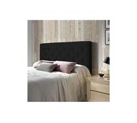 Marckonfort Tête de lit Oslo capitonnée Anthracite 160 x 100 cm avec pieds