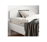 vidaXL Tête de Lit, Panneau de Lit avec Cadre en Bois, Accessoire de Lit, Meuble de Chambre à Coucher Maison, Blanc 90 cm Bois Massif de Pin