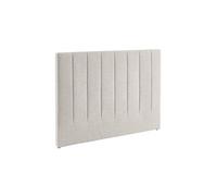 | Tête de lit pour lit double 140cm revêtement tissu gris clair - Cole 150cm