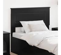 Tête de lit rectangulaire moderne à base de bois, tête de lit minimaliste avec des lignes épurées et un petit ornement, facile à nettoyer avec un chiffon sec, parfait pour