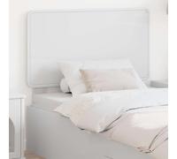 Tête de lit rectangulaire moderne en bois de couleur blanche, ajoutant une touche d'élégance à la chambre à coucher. Convient aux intérieurs traditionnels et modernes, avec un dos fini et est
