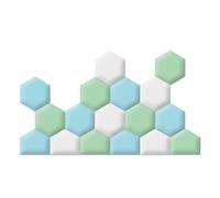 Tête de lit rembourrée en polyuréthane avec panneaux muraux insonorisants 3D, réutilisable et amovible pour un confort amélioré et une réduction du bruit dans les hôtels, les maisons et les théâtres