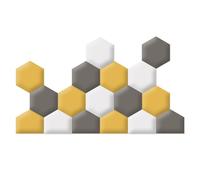 Tête de lit rembourrée en polyuréthane avec panneaux muraux insonorisants 3D, réutilisable et amovible pour un confort amélioré et une réduction du bruit dans les hôtels, les maisons et les théâtres