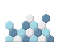 Tête de lit rembourrée en polyuréthane avec panneaux muraux insonorisants 3D, réutilisable et amovible pour un confort amélioré et une réduction du bruit dans les hôtels, les maisons et les théâtres