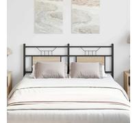 Tête de lit Sonoma Oak 150 cm, bois et acier de construction, style industriel, cadre en acier robuste, excellent soutien du dos, surface résistante à l'humidité.