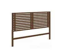 IDMarket – Tête de lit sur pied AVA en lattes 160 cm façon Bois Vieilli