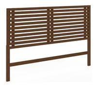 IDMarket – Tête de lit sur pied AVA en lattes 160 cm façon Bois Vieilli
