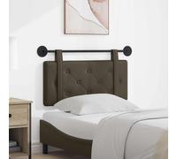vidaXL Tête de lit Suspendue Montage Mural Gris 90 cm Simili Cuir, Tête de lit Moderne, rectangulaire, à Montage Mural, Dossier rembourré, Design Minimaliste, élégant et Gain de Place