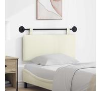vidaXL Tête de lit suspendue Tissu en velours côtelé