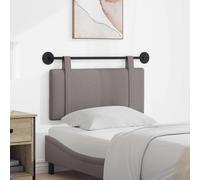 vidaXL Tête de lit Suspendue Taupe Tissu, Déco Chambre stylée, tête de lit Murale Moderne, Tissu Chic, sanctuaire du Sommeil, optimise l'espace Compact