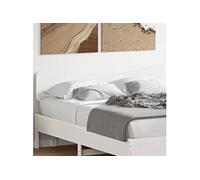 Vidaxl Tête De Lit Blanc 160 Cm Bois Massif De Pin Blanc